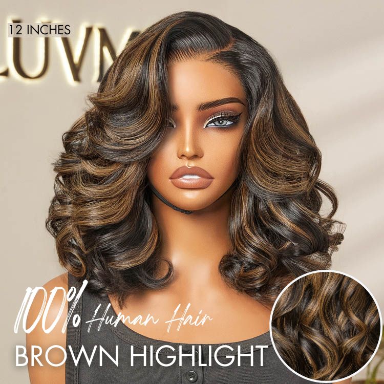 Glueless HD Lace Loose Wave T-Part Lace Human Hair Wig 200% Density | 10"-28"