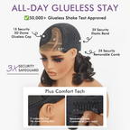Glueless HD Lace Bob T-Part Lace Human Hair Wig - Red | 8"-14"