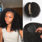 Glueless Kinky Straight Human Hair Wig 180% Density | 10"-28"
