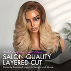 Glueless HD Lace Layered T-Part Lace Human Hair Wig - Red | 10"-28"