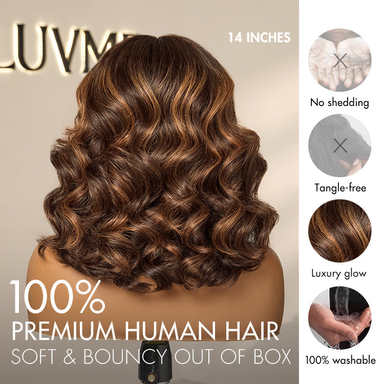 Glueless HD Lace Loose Wave T-Part Lace Human Hair Wig - Red 180% Density | 10"-28"