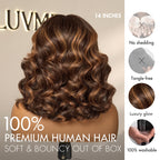 Glueless HD Lace Loose Wave T-Part Lace Human Hair Wig - Red 180% Density | 10"-28"