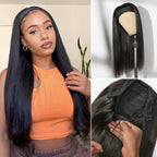 Glueless Kinky Straight Headband Human Hair Wig 180% Density | 10"-28"