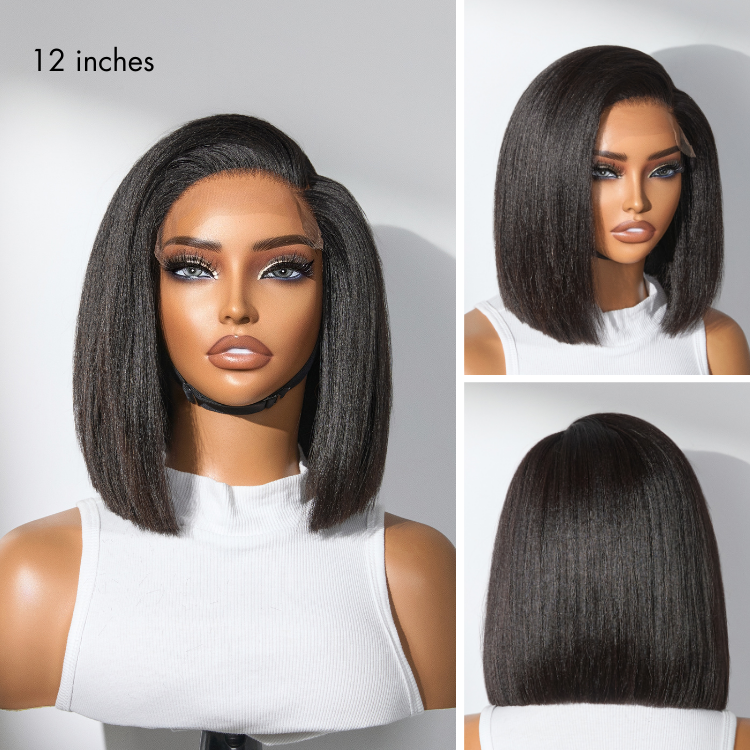 Glueless HD Lace Bob T-Part Lace Human Hair Wig | 8"-14"