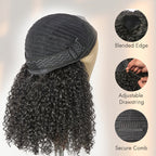 Glueless Kinky Straight Human Hair Wig | 10"-28"