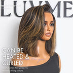Glueless HD Lace Bob T-Part Lace Human Hair Wig - Highlight | 8"-14"