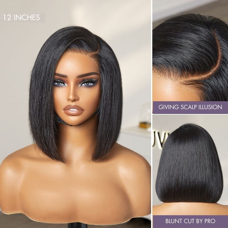 Glueless HD Lace Bob T-Part Lace Human Hair Wig | 8"-14"