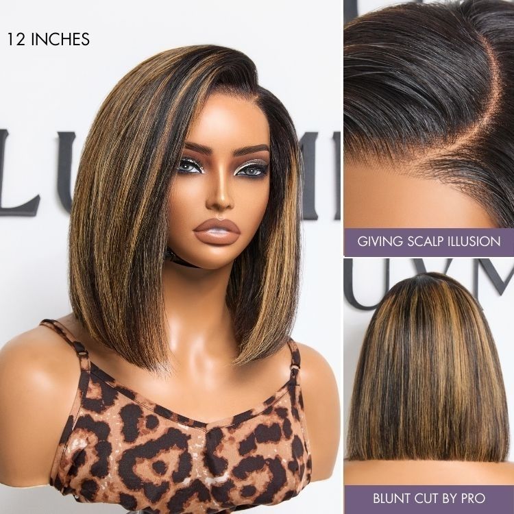 Glueless HD Lace Bob T-Part Lace Human Hair Wig | 8"-14"