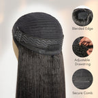 Glueless Kinky Straight Human Hair Wig 180% Density | 10"-28"