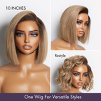 Glueless HD Lace Bob T-Part Lace Human Hair Wig - Red | 8"-14"