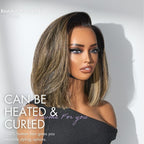 Glueless HD Lace Bob T-Part Lace Human Hair Wig - Highlight | 8"-14"