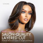 Glueless HD Lace Bob T-Part Lace Human Hair Wig - Red | 8"-14"