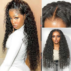 Glueless Curly T-Part Lace Human Hair Wig 250% Density | 10"-28"