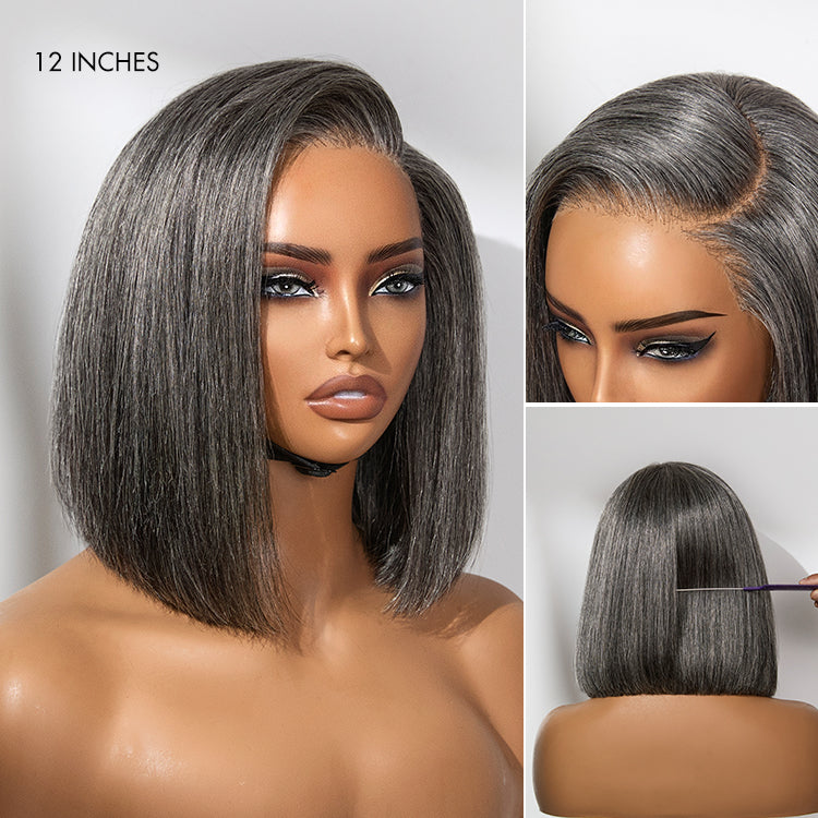 Glueless HD Lace Bob T-Part Lace Human Hair Wig - Blonde | 8"-14"