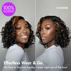 Glueless HD Lace Curly T-Part Lace Human Hair Wig - Grey | 10"-28"