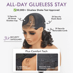 Glueless HD Lace Bob T-Part Lace Human Hair Wig - Highlight | 8"-14"