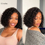 Glueless HD Lace Curly T-Part Lace Human Hair Wig | 10"-28"