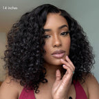 Glueless HD Lace Curly T-Part Lace Human Hair Wig | 10"-28"