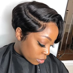 Glueless HD Lace Pixie T-Part Lace Human Hair Wig | 8"-14"