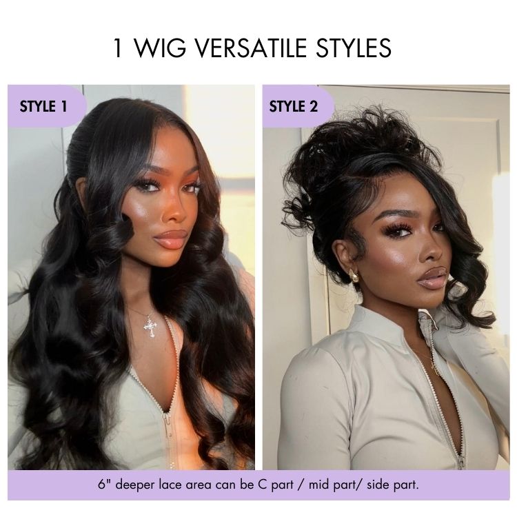 Glueless HD Lace Body Wave T-Part Lace Human Hair Wig - Red | 10"-28"