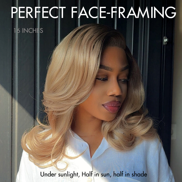 Glueless HD Lace Layered T-Part Lace Human Hair Wig - Red | 10"-28"