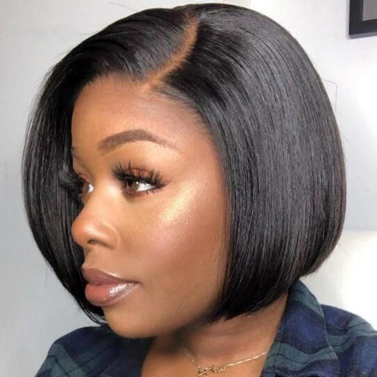 Glueless Bob 13X4 Frontal Human Hair Wig - Blonde | 8"-14"