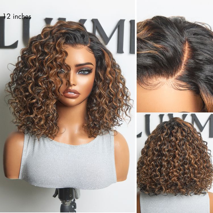 Glueless HD Lace Curly T-Part Lace Human Hair Wig | 10"-28"