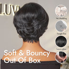 Glueless HD Lace Pixie T-Part Lace Human Hair Wig | 8"-14"