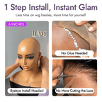 Glueless HD Lace Pixie T-Part Lace Human Hair Wig | 8"-14"