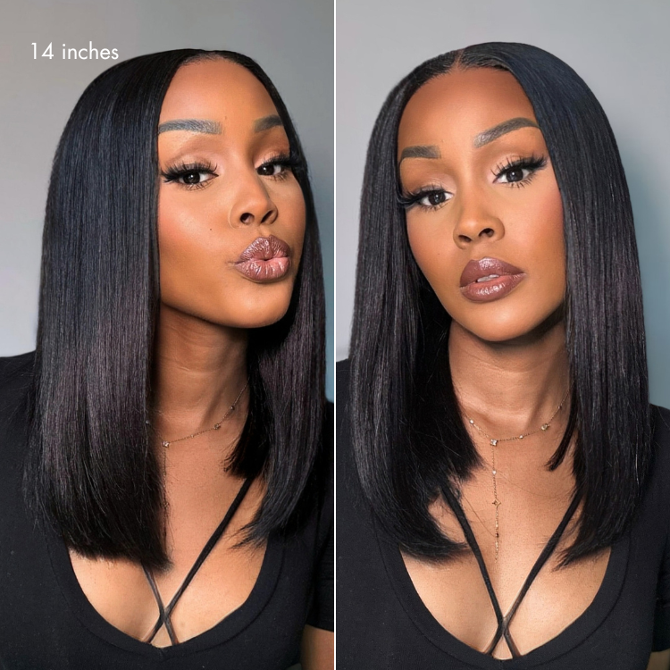 Glueless HD Lace Straight T-Part Lace Human Hair Wig 200% Density | 10"-28"