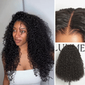 Glueless HD Lace Curly T-Part Lace Human Hair Wig 200% Density | 10"-28"