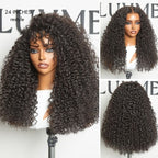 Glueless HD Lace Curly T-Part Lace Human Hair Wig 200% Density | 10"-28"