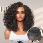 Glueless Curly T-Part Lace Human Hair Wig 180% Density | 10"-28"