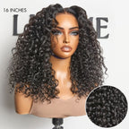 Glueless Curly T-Part Lace Human Hair Wig - Blonde | 10"-28"
