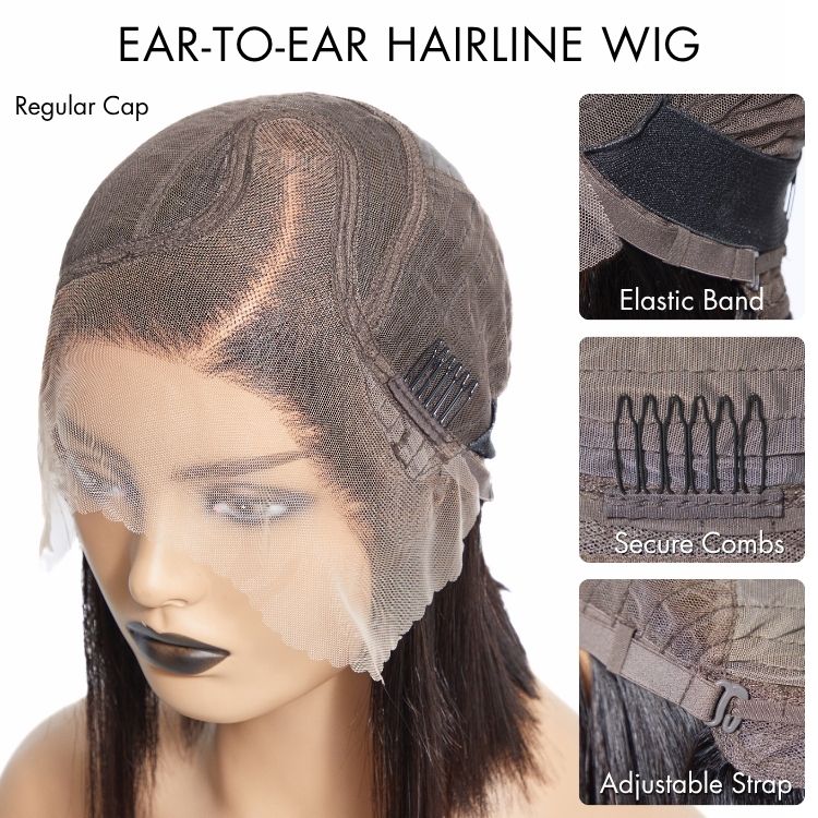 Glueless Curly T-Part Lace Human Hair Wig 180% Density | 10"-28"