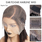 Glueless Curly T-Part Lace Human Hair Wig 180% Density | 10"-28"