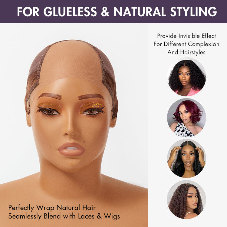 HD Lace Straight T-Part Lace Human Hair Wig - Grey with Bangs | 10"-28"