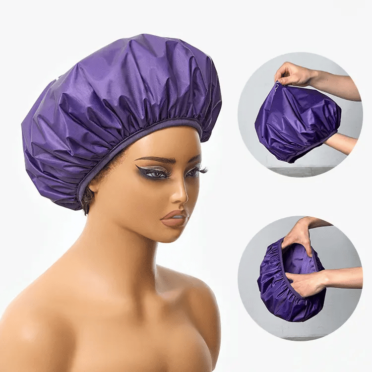 Dual-Layer Shower Cap 1pc, Perfect for All Hair Lengths,...