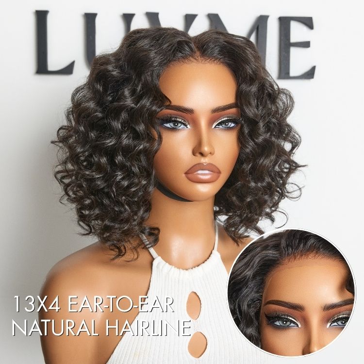 Glueless Loose Wave T-Part Lace Human Hair Wig | 8"-14"