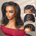 Glueless Bob 13X4 Frontal Human Hair Wig | 8"-14"