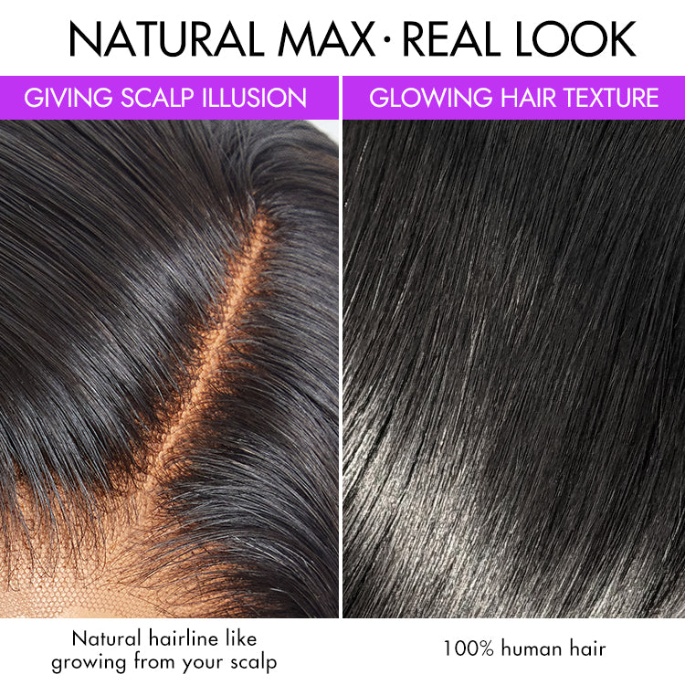 Glueless Bob 13X4 Frontal Human Hair Wig | 8"-14"