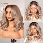 Glueless Loose Wave 5X5 Closure Human Hair Wig - Blonde | 10"-28"