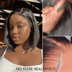 Glueless Bob T-Part Lace Human Hair Wig - Highlight | 8"-14"
