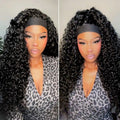 Glueless Water Wave Headband Human Hair Wig 180% Density | 10"-28"