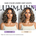 Glueless HD Lace Loose Wave T-Part Lace Human Hair Wig - Highlight | 10"-28"