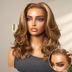 Glueless Loose Wave 13X6 Frontal Human Hair Wig - Red | 10"-28"