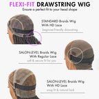 Braided Human Hair Wig | 10"-28"