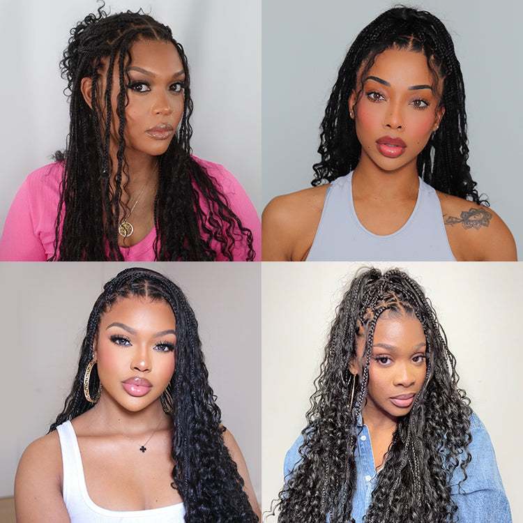 Braided Human Hair Wig | 10"-28"