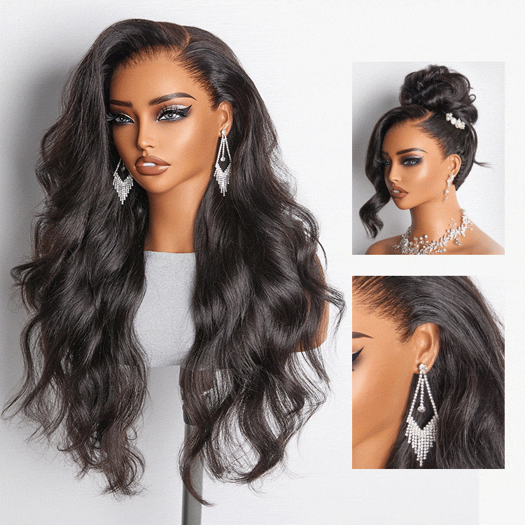 Glueless HD Lace Loose Wave T-Part Lace Human Hair Wig 200% Density | 10"-28"