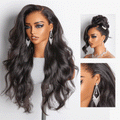 Glueless HD Lace Loose Wave T-Part Lace Human Hair Wig 200% Density | 10"-28"